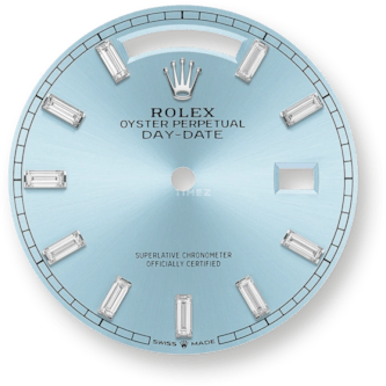 Rolex,Day-Date 36 36mm,36mm,Platinum,Ice Blue,Automatic,Date,Day,128236,128236-0009