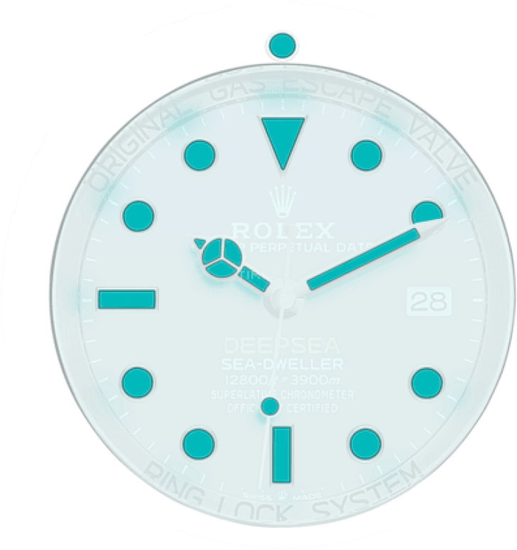 Rolex,Deepsea 44mm,44mm,Oystersteel,Blue,Black,Gradient,Automatic,Day,70hours,136660,136660-0003