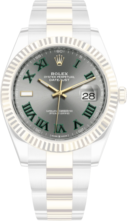 Rolex,Datejust 41 41mm,41mm,Yellow Gold,Oystersteel,Stone Gray,Automatic,Day,70hours,126333,126333-0019