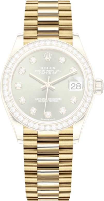 Rolex,Datejust 31 31mm,31mm,Yellow Gold,Green,Automatic,Day,55hours,278288RBR,278288RBR-0007
