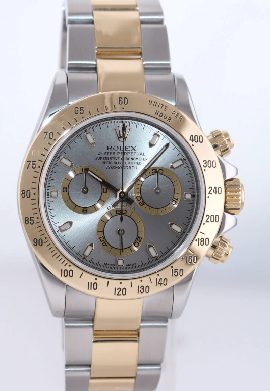 Rolex,Daytona 40mm,40mm,Stainless Steel,Silver,Grey,Automatic,Chronograph,72hours,116523,116523-78593-02