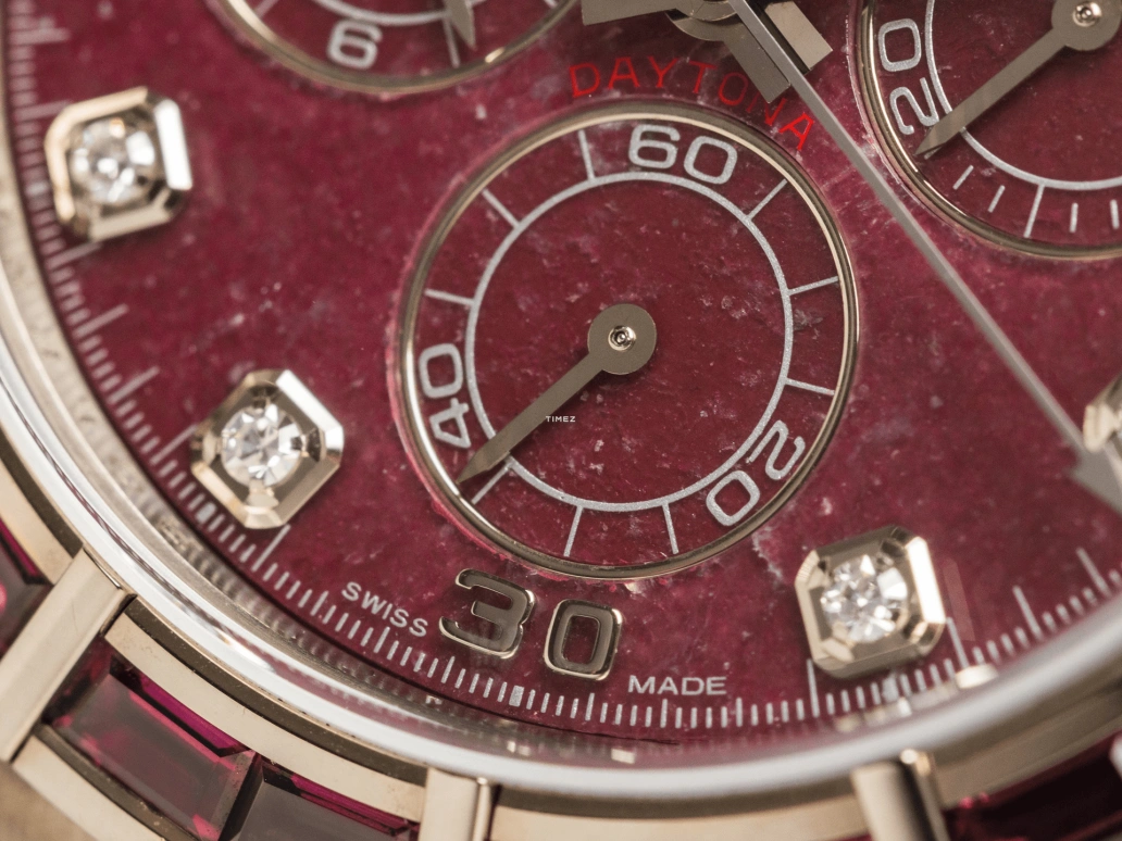 Rolex,Daytona 40mm,40mm,White Gold,Red,Automatic,Chronograph,72hours,116589SALV Ruby