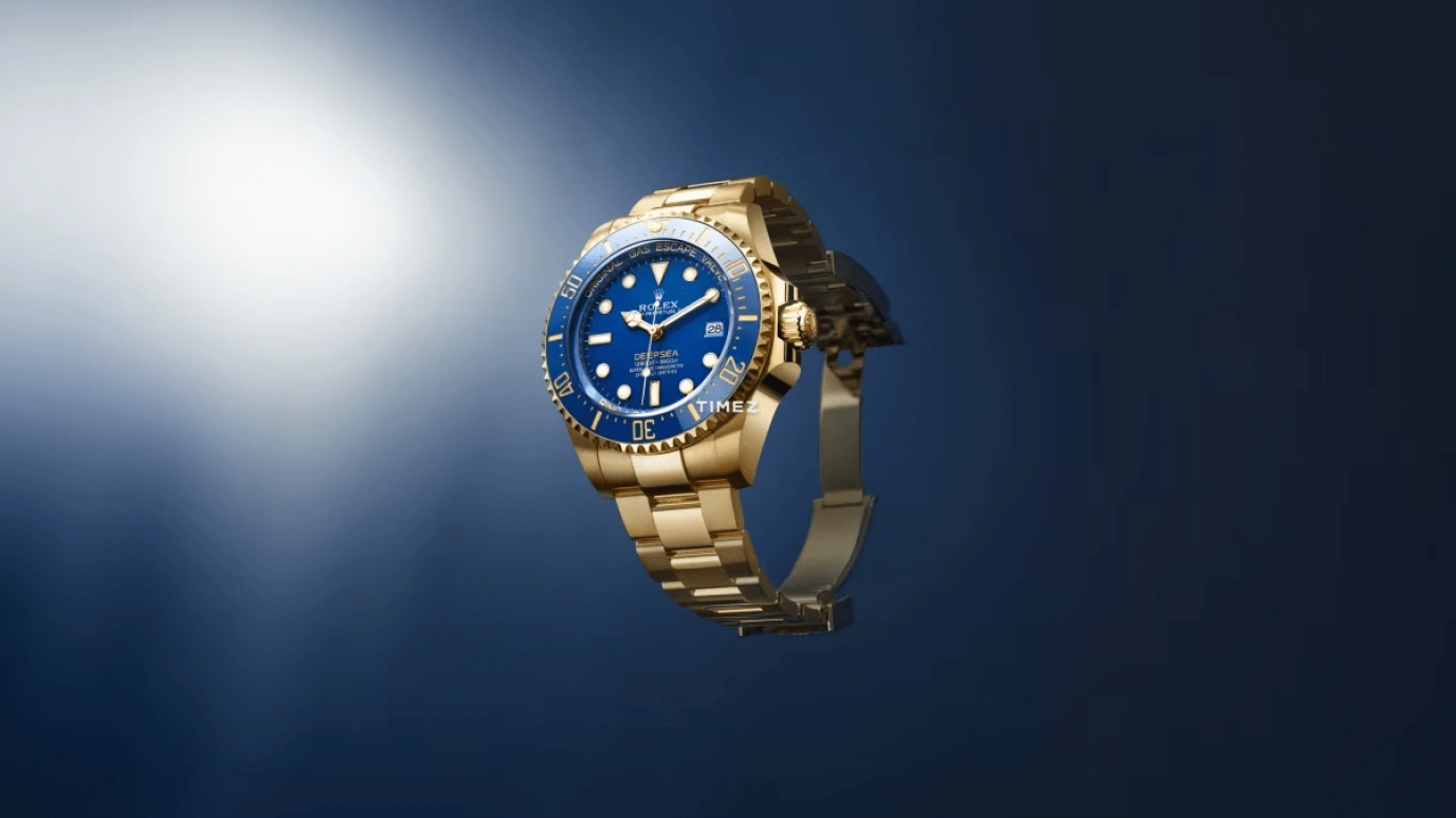 Rolex,Deepsea 44mm,44mm,Yellow Gold,Blue,Automatic,Day,70hours,136668LB,136668LB-0001