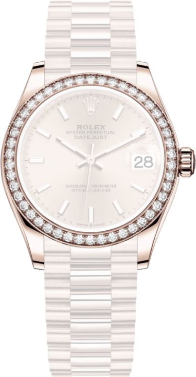 Rolex,Datejust 31 31mm,31mm,Rose Gold,Rose,Automatic,Day,55hours,278285RBR,278285RBR-0018