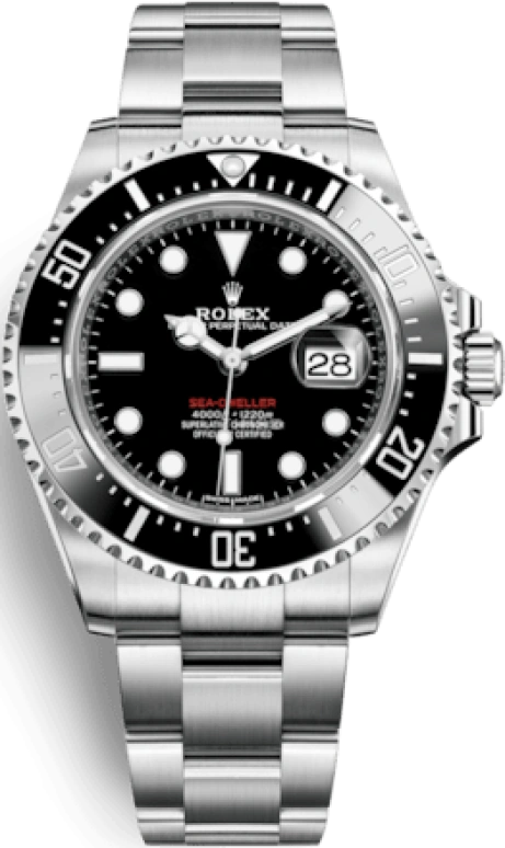 Rolex,Sea-Dweller 43mm,43mm,Oystersteel,Ceramic,Black,Automatic,Day,70hours,126600,126600-0001