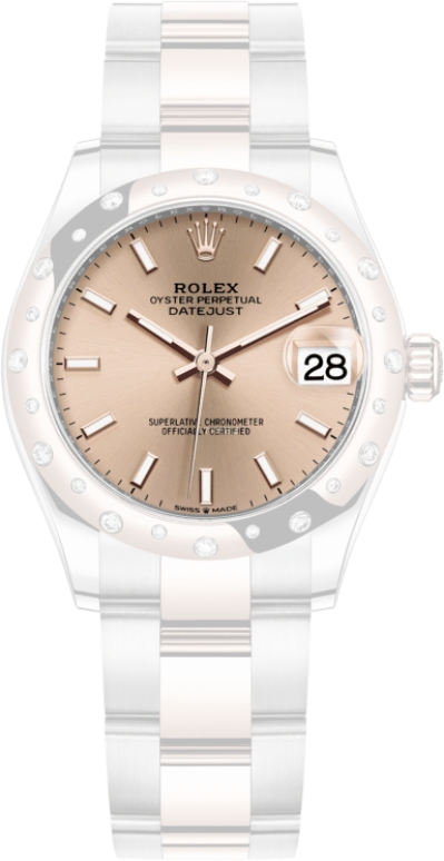 Rolex,Datejust 31 31mm,31mm,Rose Gold,Stainless Steel,Rose,Automatic,Day,55hours,278341RBR,278341RBR-0009