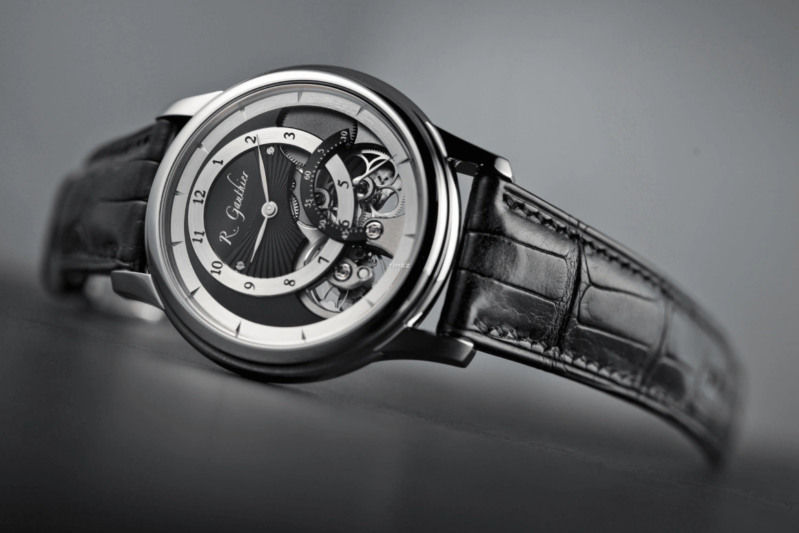 Romain Gauthier,Prestige HMS 41mm,41mm,Platinum,Black,Silver,Handwound,Power Reserve Indicator,60hours,MON00010