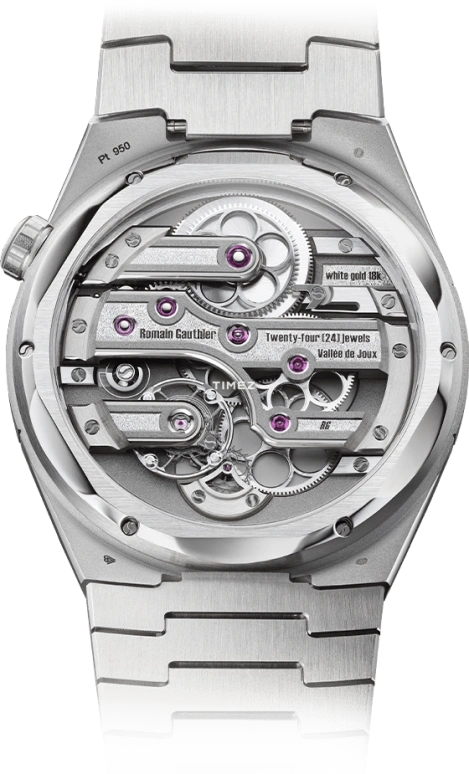 Romain Gauthier,C by Romain Gauthier 41mm,41mm,Stainless Steel,Blue,Handwound,60hours,In-house Caliber,MON00555