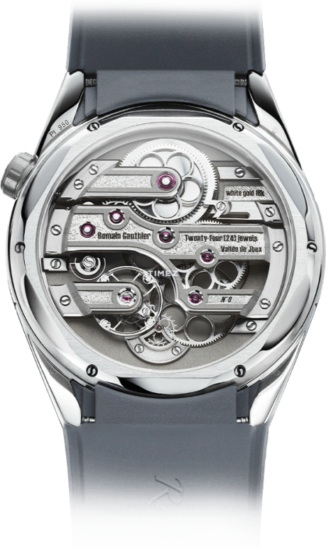 Romain Gauthier,C by Romain Gauthier 41mm,41mm,Platinum,Blue,Handwound,60hours,In-house Caliber,MON00550