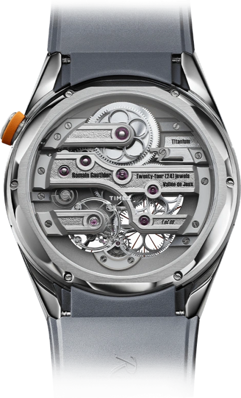 Romain Gauthier,C by Romain Gauthier 41mm,41mm,Titanium,Grey,Silver,Handwound,60hours,In-house Caliber,MON00560