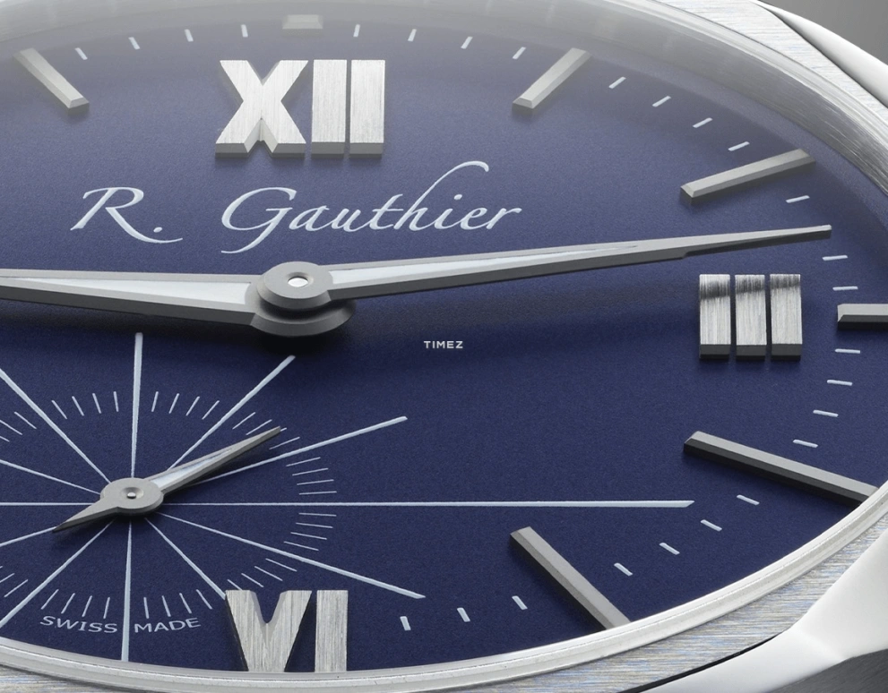 Romain Gauthier,C by Romain Gauthier 41mm,41mm,Platinum,Blue,Handwound,60hours,In-house Caliber,MON00550
