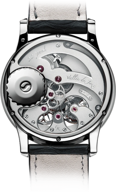 Romain Gauthier,Prestige HMS 41mm,41mm,Platinum,Black,Silver,Handwound,Power Reserve Indicator,60hours,MON00010