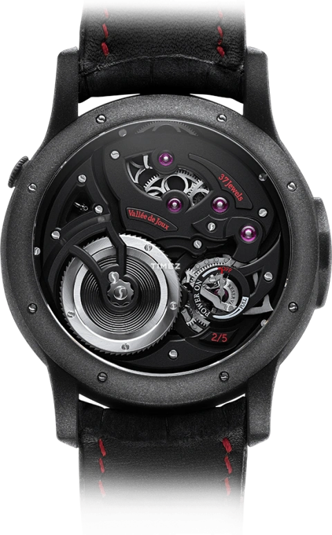 Romain Gauthier,Logical One 43mm,43mm,Titanium,Black,Handwound,Power Reserve Indicator,46hours,MON00201