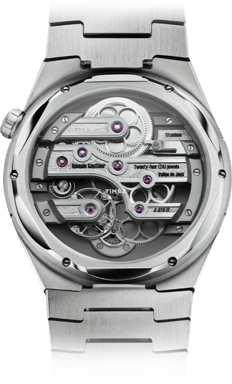 Romain Gauthier,C by Romain Gauthier 41mm,41mm,Titanium,Champagne,Handwound,60hours,In-house Caliber,MON00581
