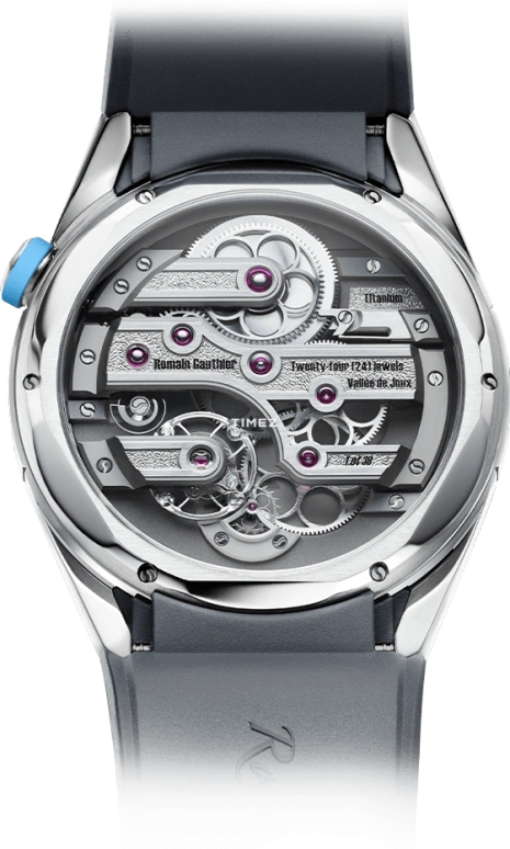 Romain Gauthier,C by Romain Gauthier 41mm,41mm,Titanium,Grey,Handwound,60hours,In-house Caliber,MON00540
