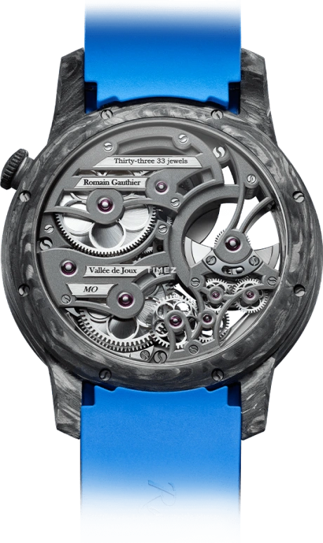Romain Gauthier,Freedom 42mm,42mm,Carbon,Grey,Automatic,80hours,In-house Caliber,MON00384
