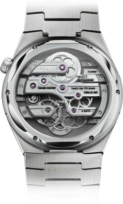 Romain Gauthier,C by Romain Gauthier 41mm,41mm,Titanium,Grey,Handwound,60hours,In-house Caliber,MON00580