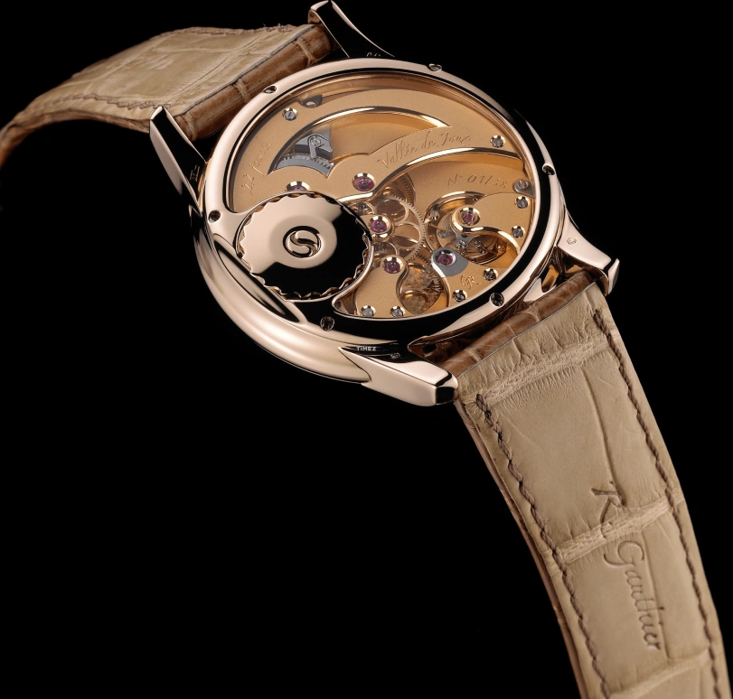 Romain Gauthier,Prestige HM 41mm,41mm,Red Gold,Silver,Pink Gold,Handwound,60hours,In-house Caliber,MON00003