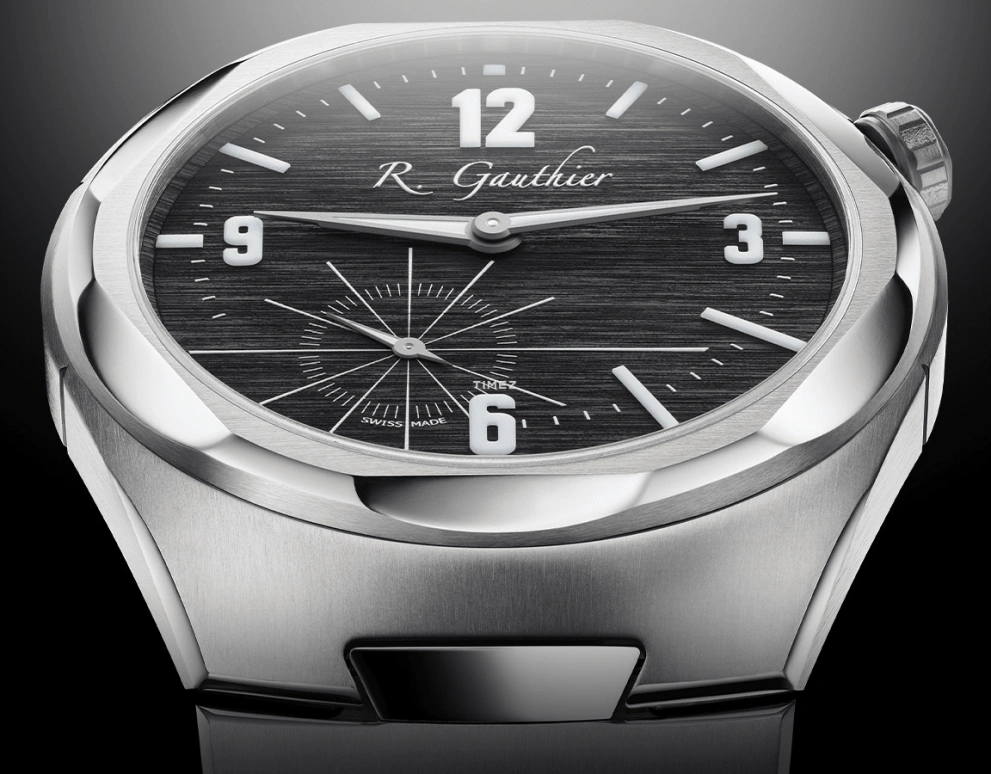 Romain Gauthier,Freedom 41x47.80mm,41x47.80mm,Titanium,Black,Handwound,60hours,In-house Caliber,MON00582