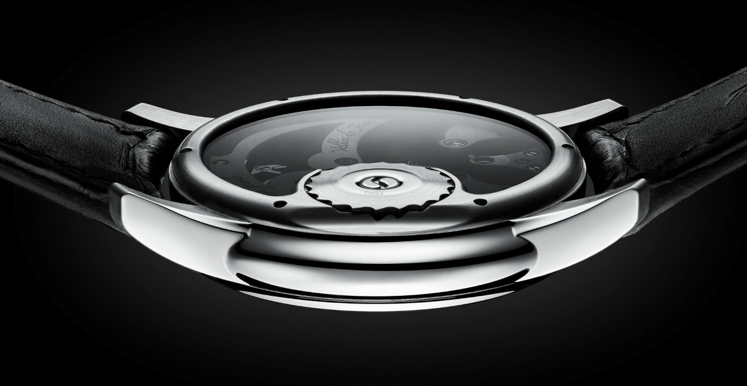 Romain Gauthier,Prestige HMS 43mm,43mm,Stainless Steel,Silver,Grey,Handwound,60hours,In-house Caliber,MON00027