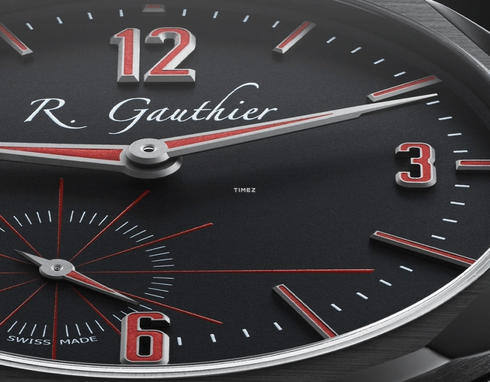 Romain Gauthier,C by Romain Gauthier 41mm,41mm,Titanium,Black,Red,Handwound,60hours,In-house Caliber,MON00520