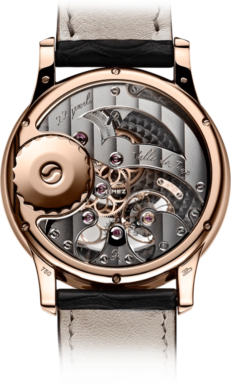 Romain Gauthier,Prestige HMS 41mm,41mm,Red Gold,Black,Silver,Handwound,Power Reserve Indicator,60hours,MON00009