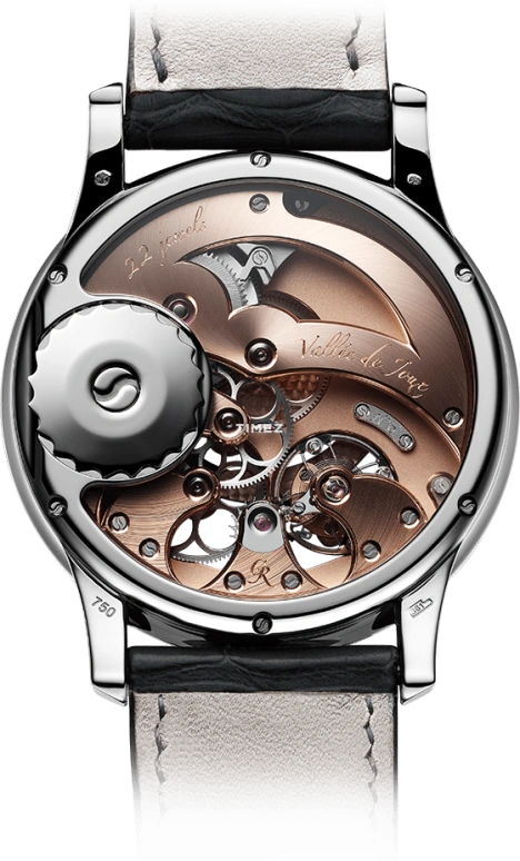 Romain Gauthier,Prestige HMS 41mm,41mm,White Gold,Black,Rose Gold,Handwound,Power Reserve Indicator,60hours,MON00050