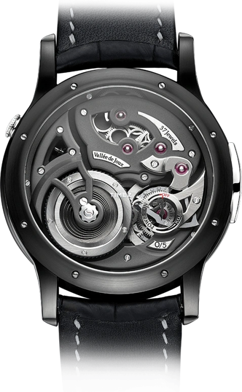Romain Gauthier,Logical One 43mm,43mm,Titanium,Blue,Black,Handwound,Power Reserve Indicator,46hours,MON00141