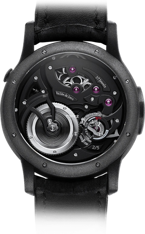 Romain Gauthier,Logical One 43mm,43mm,Titanium,Black,Handwound,Power Reserve Indicator,46hours,MON00200