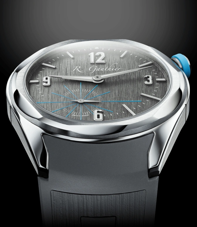 Romain Gauthier,C by Romain Gauthier 41mm,41mm,Titanium,Grey,Handwound,60hours,In-house Caliber,MON00540