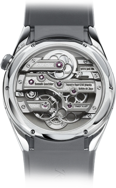 Romain Gauthier,C by Romain Gauthier 41mm,41mm,Platinum,Green,Handwound,60hours,In-house Caliber,MON00552