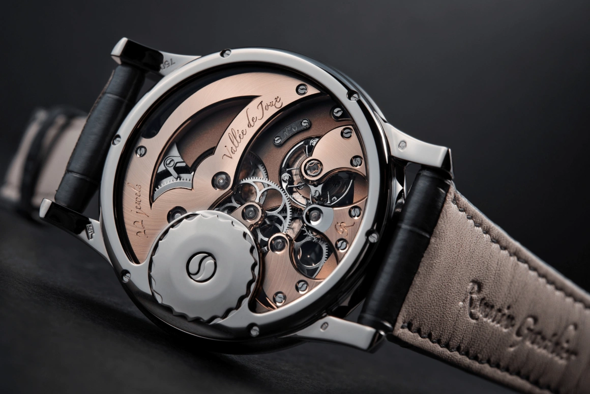 Romain Gauthier,Prestige HMS 41mm,41mm,White Gold,Silver,Black,Handwound,Power Reserve Indicator,60hours,MON00008