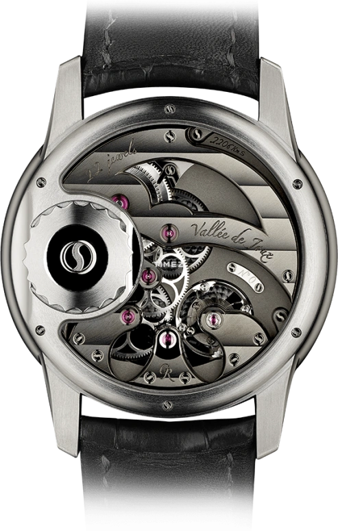 Romain Gauthier,Prestige HMS 43mm,43mm,Titanium,Black,Silver,Handwound,Power Reserve Indicator,60hours,MON00011