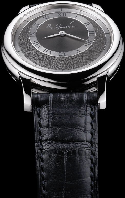 Romain Gauthier,Prestige HM 41mm,41mm,Platinum,Silver,Black,Handwound,60hours,In-house Caliber,MON00004