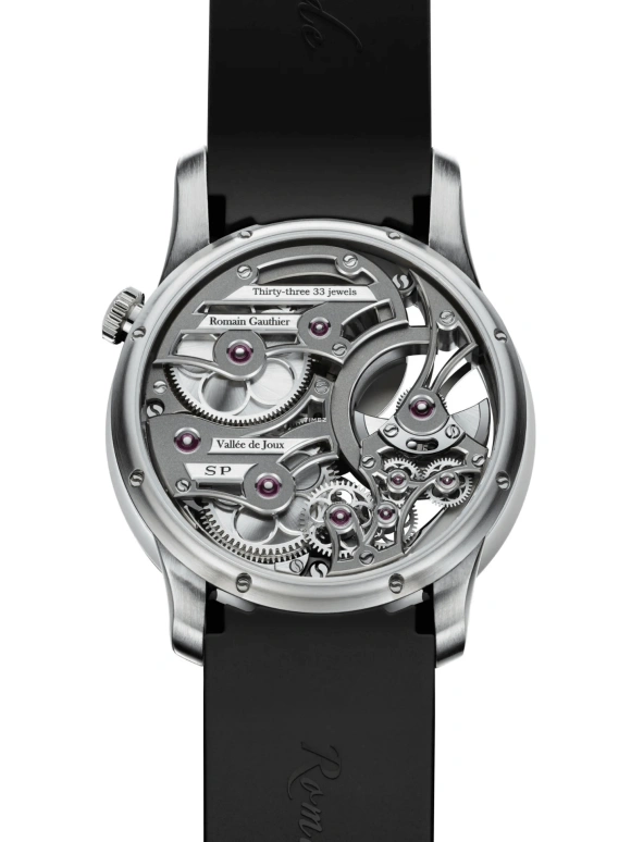 Romain Gauthier,Insight 39.50mm,39.50mm,Titanium,White,Automatic,Round,Silver,MON99916