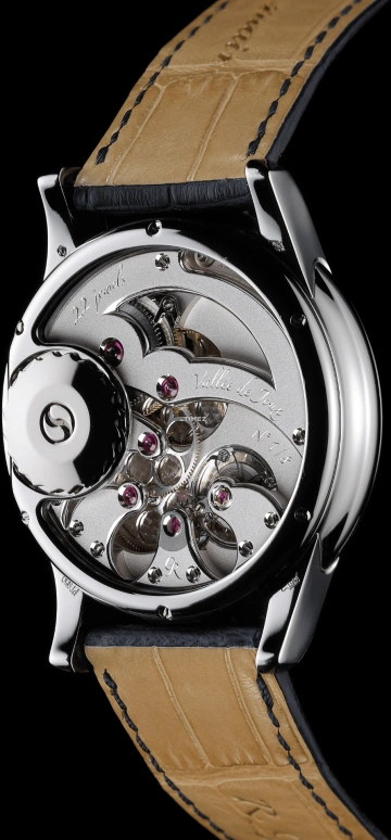 Romain Gauthier,Prestige HM 41mm,41mm,Platinum,Silver,Black,Handwound,60hours,In-house Caliber,MON00004