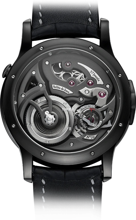 Romain Gauthier,Logical One 43mm,43mm,Titanium,White,Black,Handwound,Power Reserve Indicator,46hours,MON00144