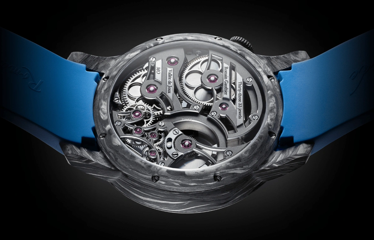 Romain Gauthier,Freedom 42mm,42mm,Carbon,Grey,Automatic,80hours,In-house Caliber,MON00384