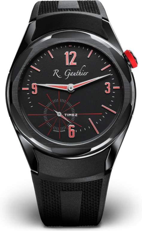 Romain Gauthier,C by Romain Gauthier 41mm,41mm,Titanium,Black,Red,Handwound,60hours,In-house Caliber,MON00520