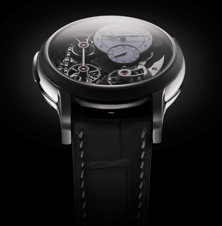 Romain Gauthier,Logical One 43mm,43mm,Titanium,White,Grey,Handwound,Power Reserve Indicator,46hours,MON00146