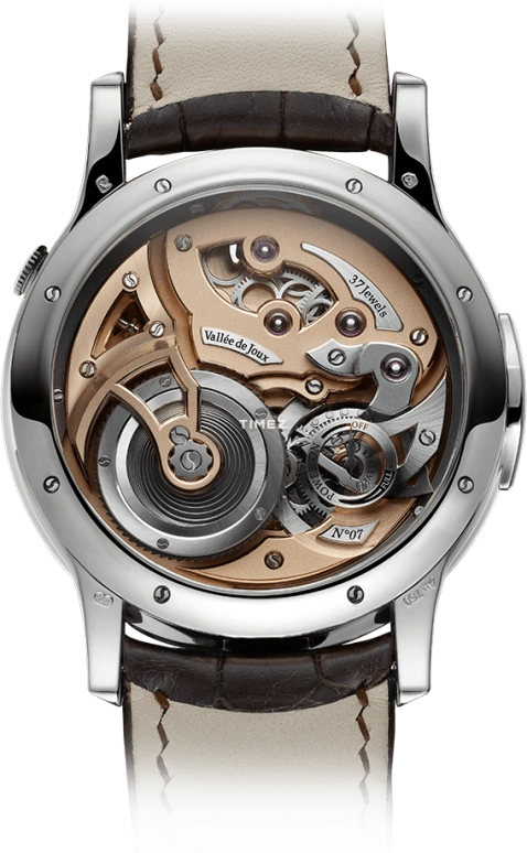 Romain Gauthier,Logical One 43mm,43mm,White Gold,Cream,White,Handwound,Power Reserve Indicator,46hours,MON00164