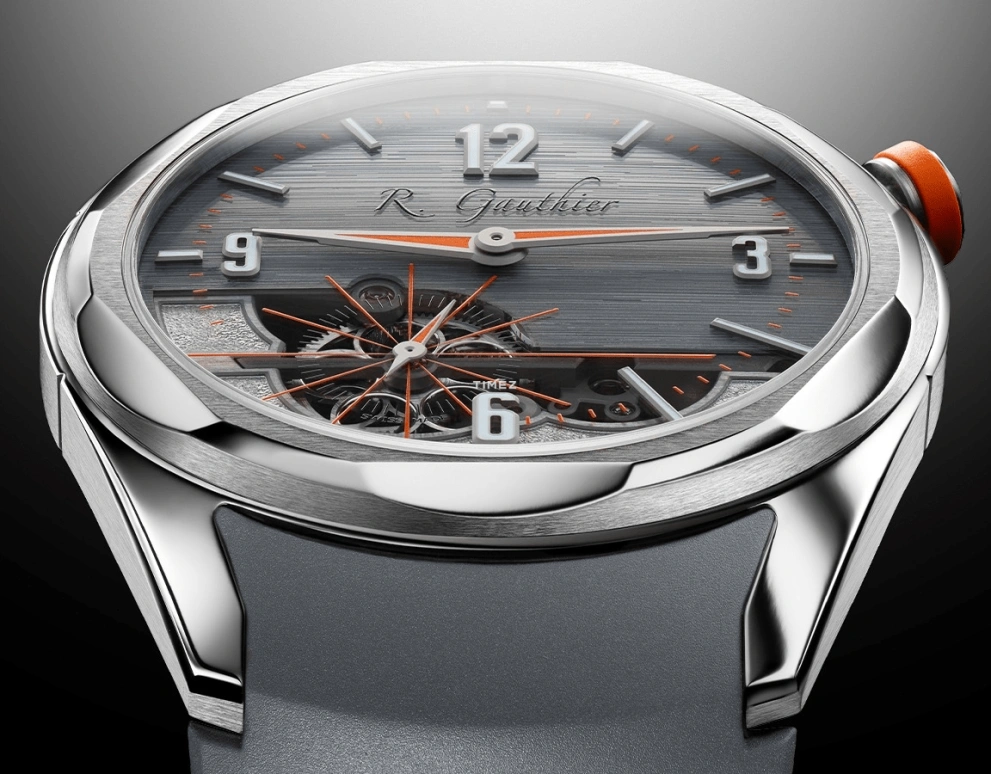 Romain Gauthier,C by Romain Gauthier 41mm,41mm,Titanium,Grey,Silver,Handwound,60hours,In-house Caliber,MON00560