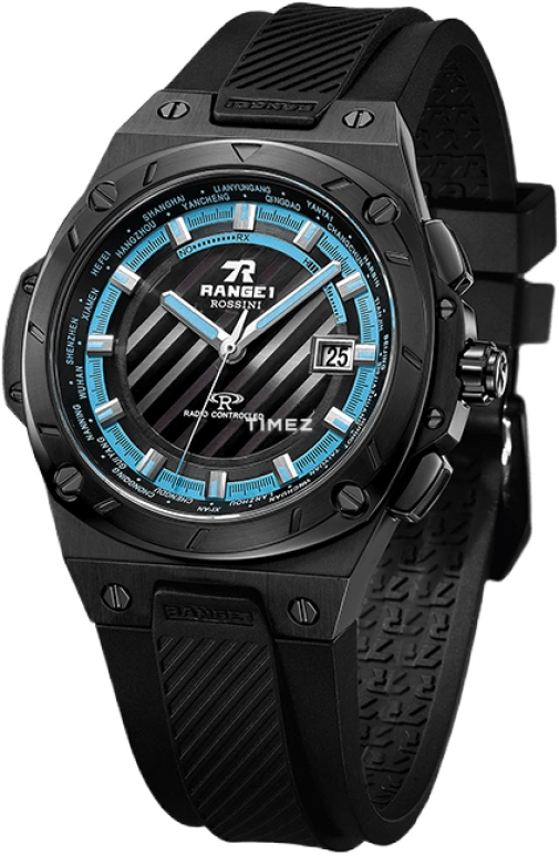 Rossini,Other 45mm,45mm,Stainless Steel,Black,Quartz,Day,Sapphire,Crystal Glass,YD5581B04B