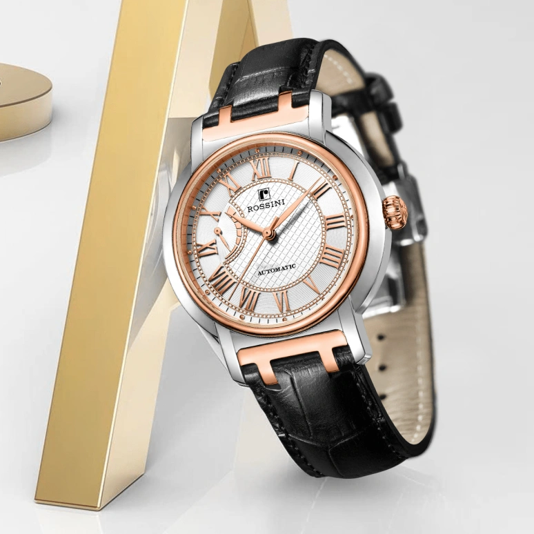 Rossini,Smriti 41mm,41mm,Stainless Steel,Silver White,Automatic,Power Reserve Indicator,Sapphire,7565T01C