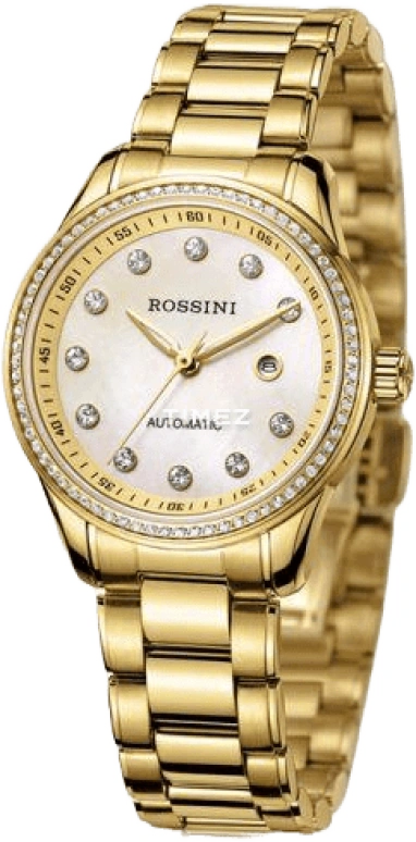 Rossini,Other 30mm,30mm,Stainless Steel,White,Automatic,Day,Sapphire,5668G06C