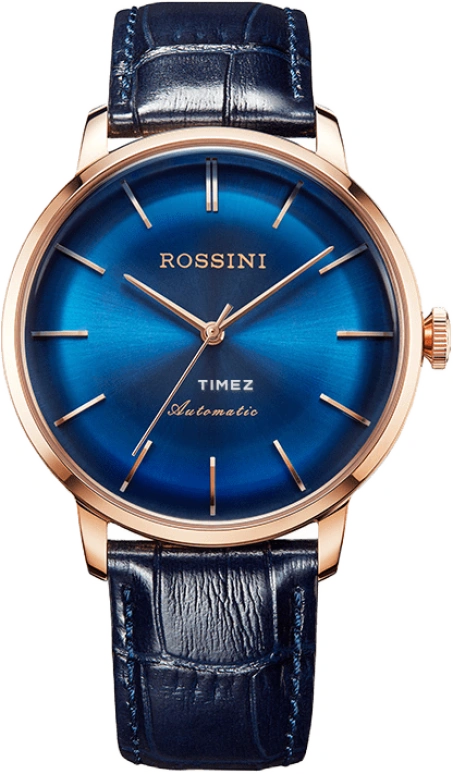 Rossini,Silk 36mm,36mm,Stainless Steel,Blue,Automatic,Sapphire,Crystal Glass,Round,5847G05E