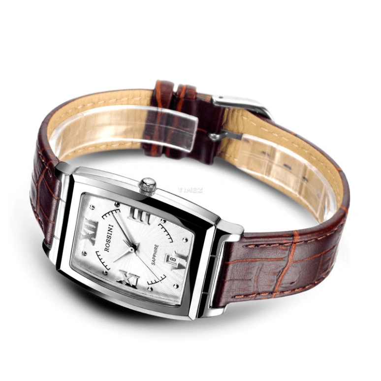 Rossini,Other 46.70mm,46.70mm,Stainless Steel,Silver,Grey,Quartz,Day,Sapphire,Crystal Glass,1373W01A