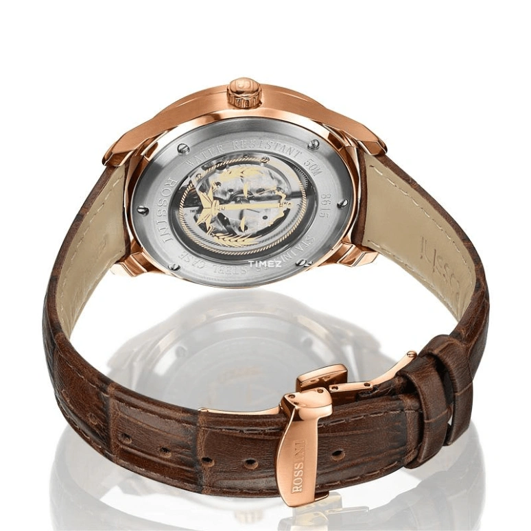 Rossini,Other 41.50mm,41.50mm,Stainless Steel,White,Automatic,Dule Time,Sapphire,8615G01B