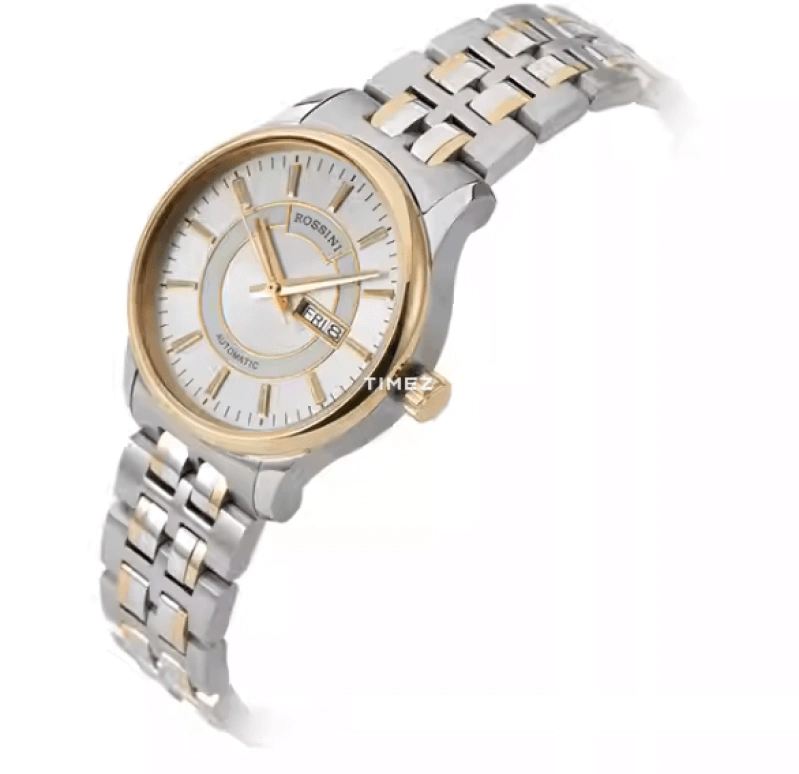 Rossini,Classic 30mm,30mm,Stainless Steel,White,Automatic,Date,Day,5552T01A