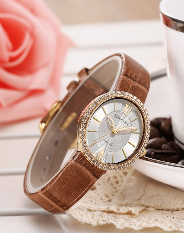 Rossini,Other 0mm,0mm,Stainless Steel,Silver White,Quartz,Sapphire,Glass,Oval,5638G01A